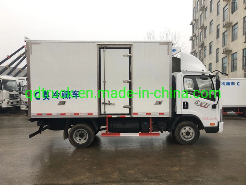 Discount Sales 4x2 Freezer Light Truck FAW 3~5 tons LHD RHD Refrigerator Refrigerated Reefer Truck