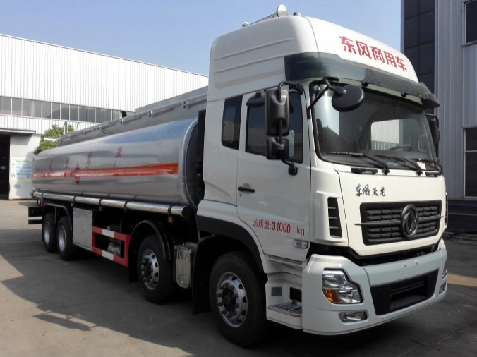 Dongfeng 30cbm Oil Delivery Tanker Truck 8*4 Gasoline Petroleum Diesel Tanker Fuel Tank Truck