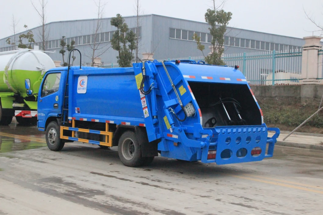 Dongfeng 6-20cbm Compressed Sanitation Rubbish Collector Garbage Collection Hook Lift Roll off Waste Compactor Garbage Truck