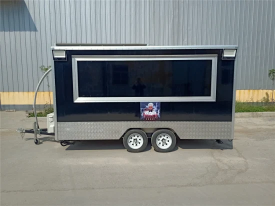 13FT 50% Rabatt Food Truck Mobiler Food Van Camping Concession Trailer Trucks mit DOT Vin