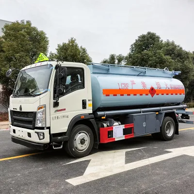 Cina Prezzo ragionevole DFAC Mini piccolo camion cisterna per olio Bowser per carburante mobile 8000L con erogatore di carburante in vendita